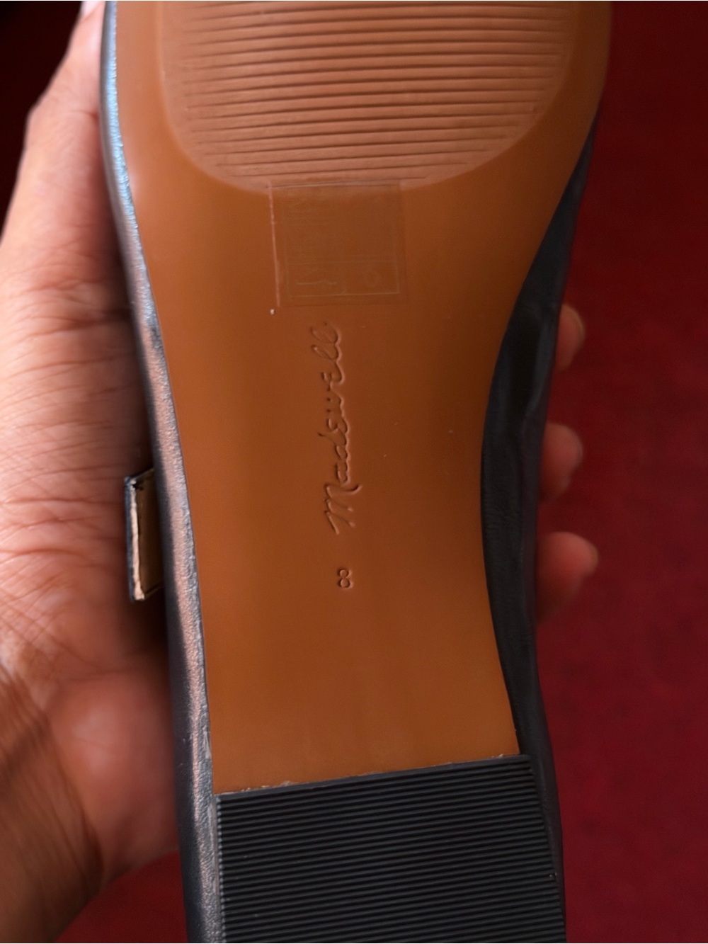 Madewell Black Leather Mary Jane Flat with Buckle - Picture 7 of 7